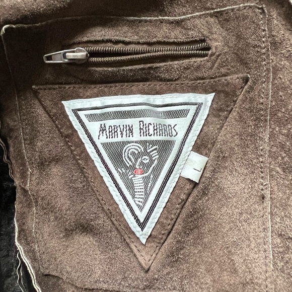 Marvin Richards brown suede and faux fur women’s coat - Picture 9 of 13